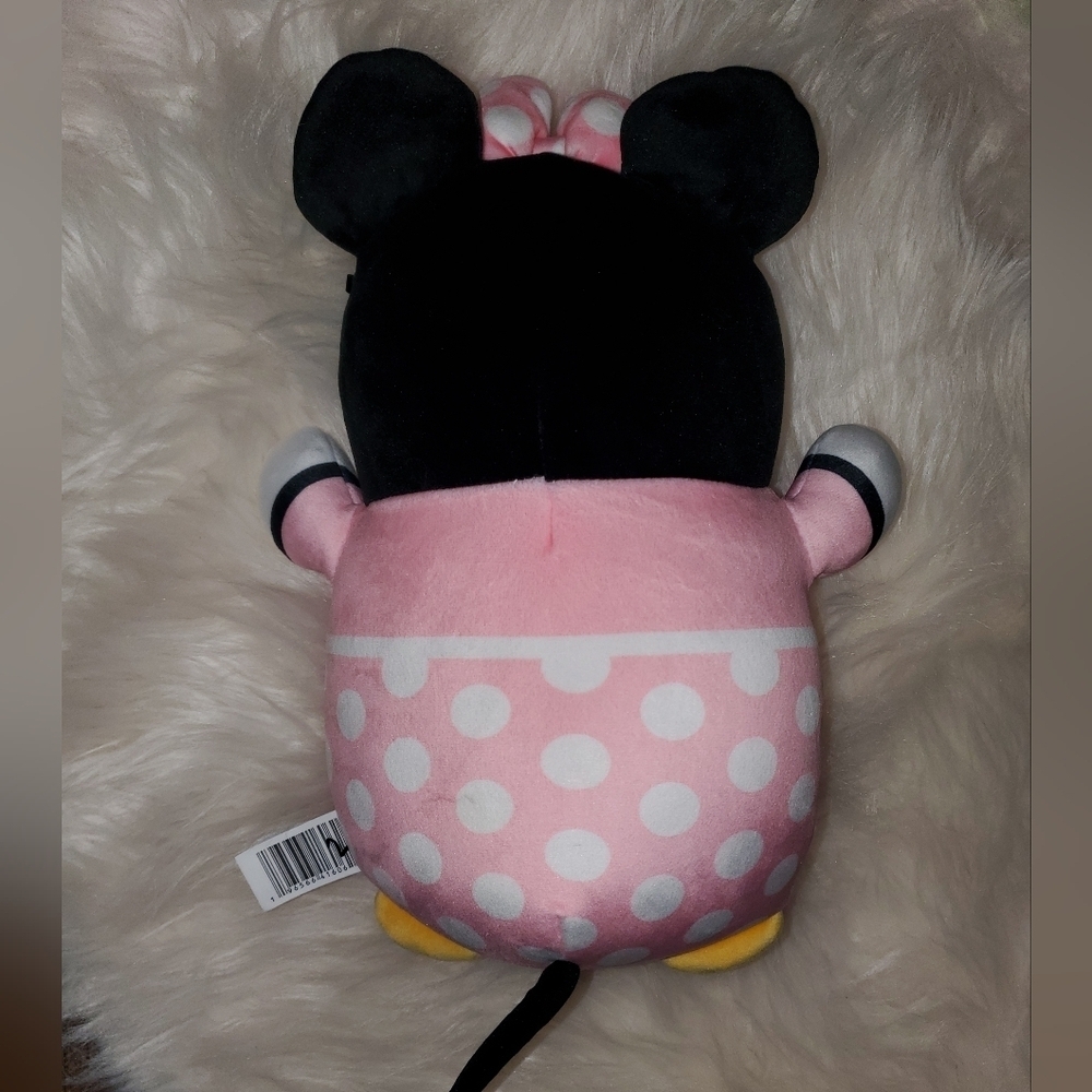 Disney Minnie Mouse Stuffed Animal Pink and Black Plush - Picture 2 of 8